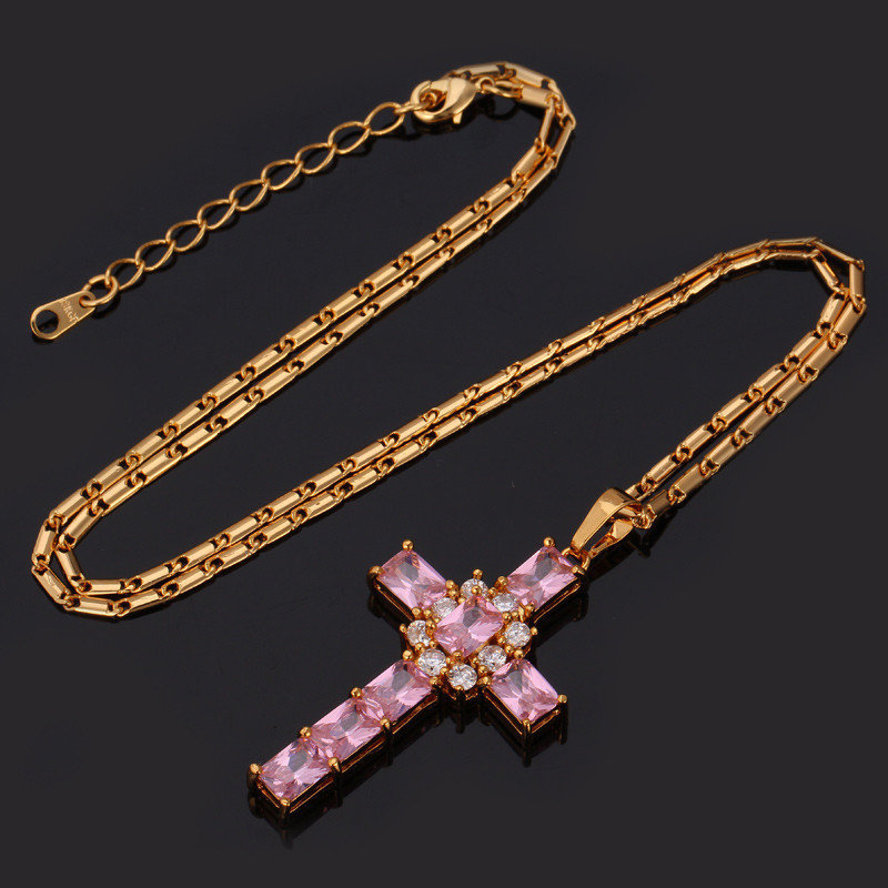 18KT Gold Plate Cross