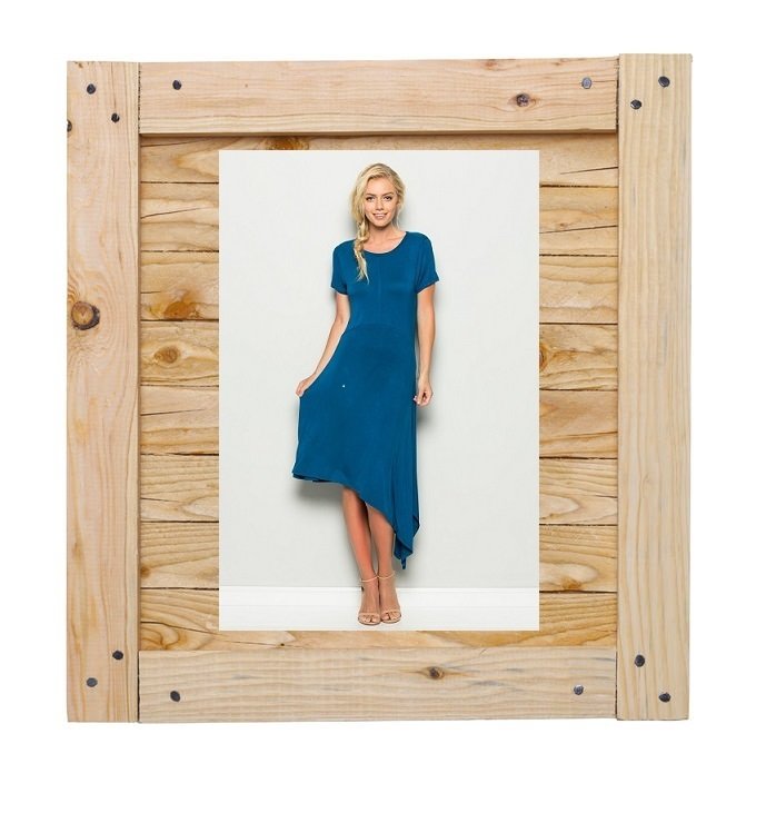 Bold and Beautiful Asymmetrical Dress 000055