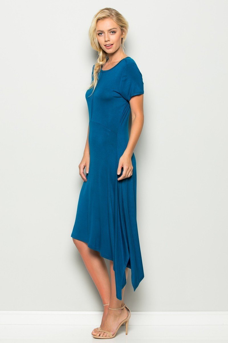 Bold and Beautiful Asymmetrical Dress