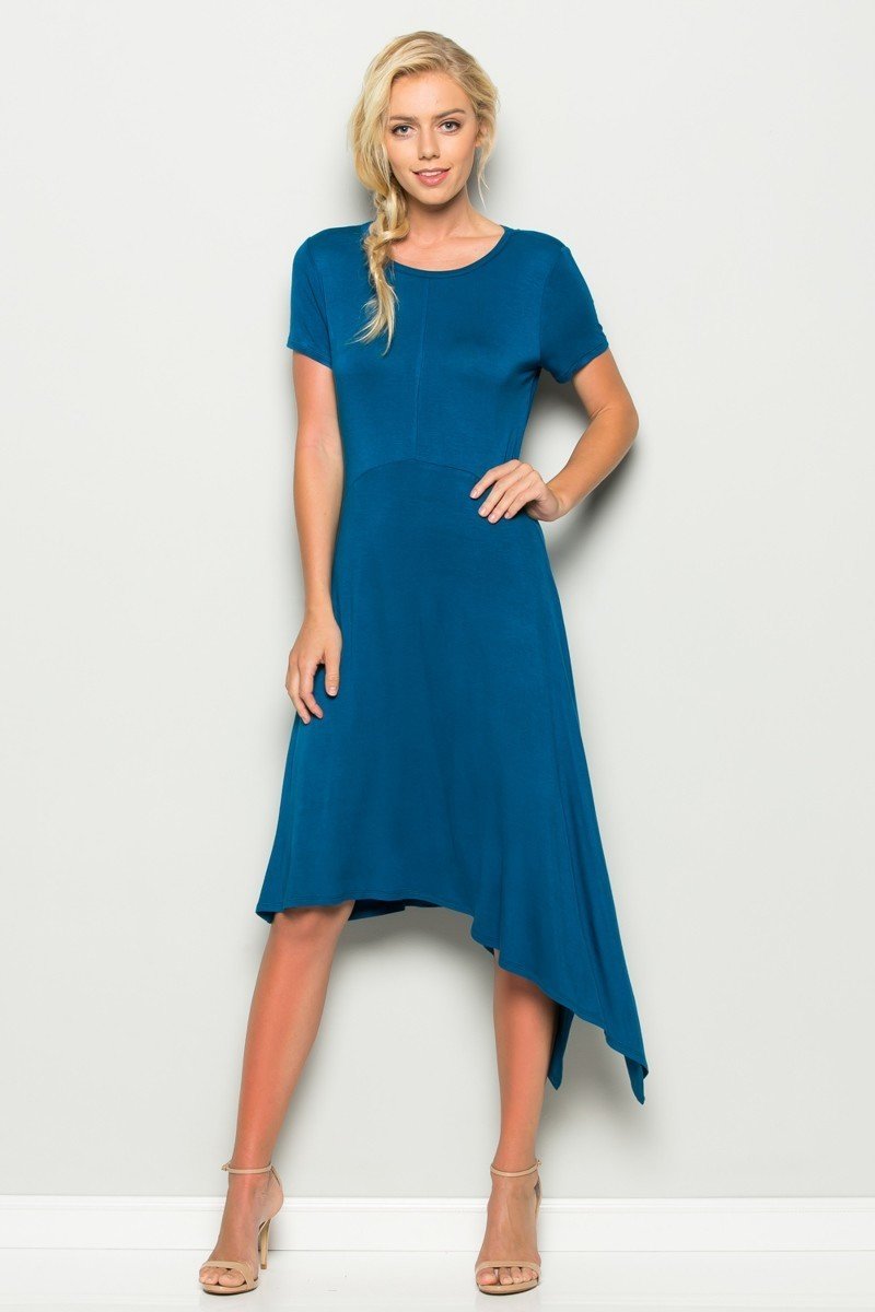 Bold and Beautiful Asymmetrical Dress