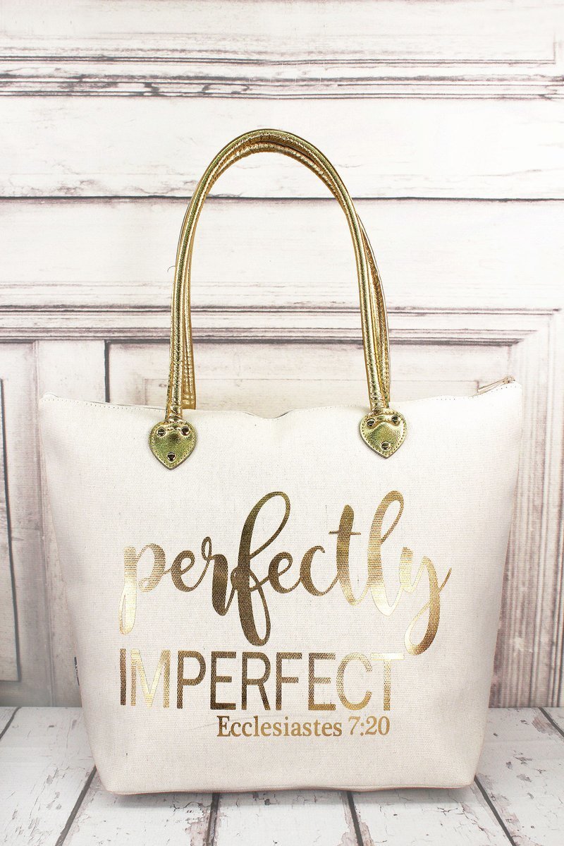 Perfectly Imperfect Tote Ecclesiastes 7:20
