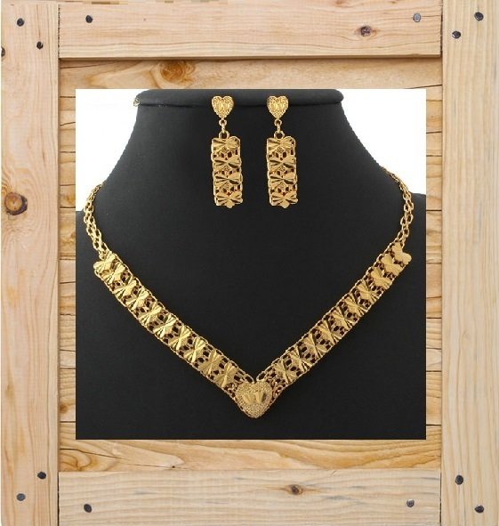 18KGP Chain Necklace Set 18KGP941