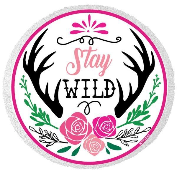 Stay Wild Beach Towel Stay Wild Beach Towel