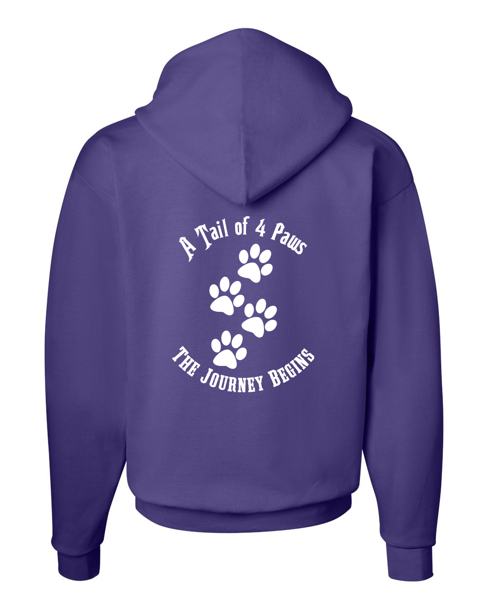 Purple Back Hoodie