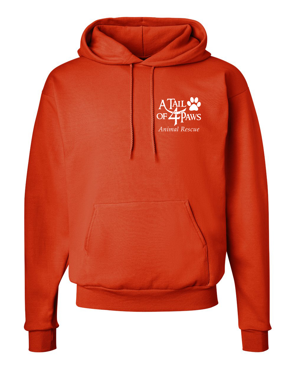 Orange Front Hoodie