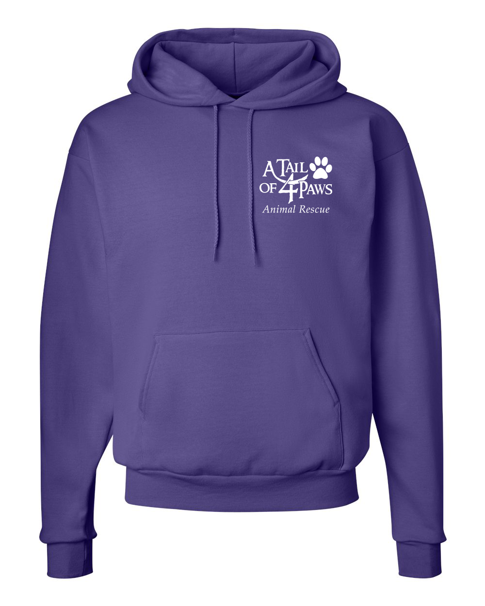Purple Front Hoodie