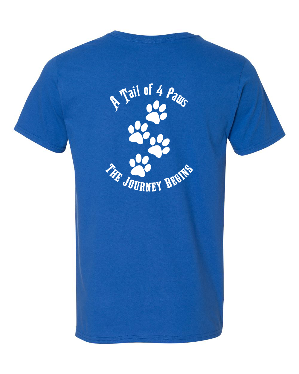 Back of Shirt Royal Blue