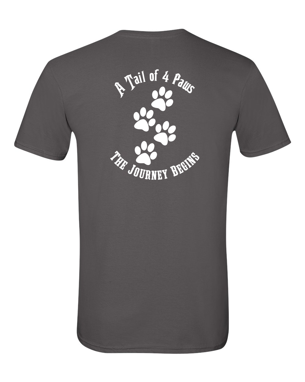Back of Shirt Charcoal