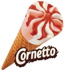 Cornetto aardbei 24 st OLA 050111