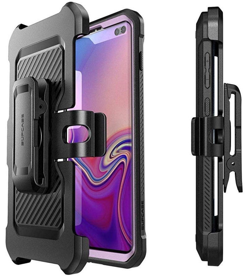 Case Protector Galaxy S10 Plus SX Supcase Armadura Negro