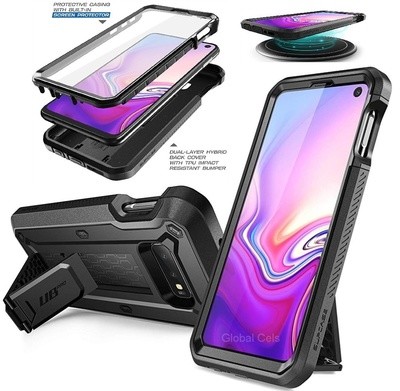 Case Galaxy S10E S10 Lite 5.8 2019 Carcasa 360 c/ Mica c/ Gancho Protector USA Negro Case Galaxy S10E S10 Lite 5.8 2019 Carcasa 360 c/ Mica c/ Gancho Protector USA Negro