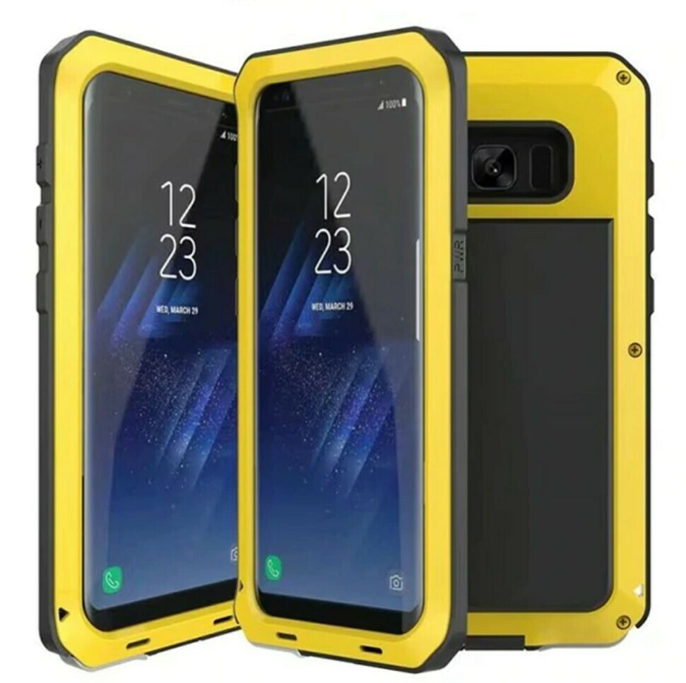 Case Samsung Galaxy Note 8 Metal Protector 360 Armadura Amarillo Negra Case Samsung Galaxy Note 8 Metal Protector 360 Armadura Amarillo Negra
