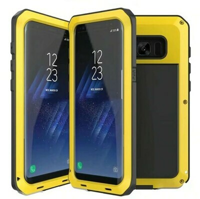 Case Samsung Galaxy Note 8 Metal Protector 360 Armadura Amarillo Negra Case Samsung Galaxy Note 8 Metal Protector 360 Armadura Amarillo Negra