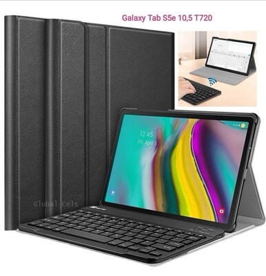 Case c/ Teclado Galaxy Tab S5e SM-T720 2019 Bluetooth Fintie USA - Negro Case c/ Teclado Galaxy Tab S5e SM-T720 2019 Bluetooth Fintie USA - Negro