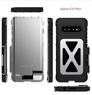 Case Galaxy S10 Plus c/ Tapa Acerado c/ Policarbonato de 4 Partes Case Galaxy S10 Plus c/ Tapa Acerado c/ Policarbonato de 4 Partes