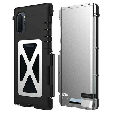 Case c/ Tapa Acero Galaxy Note 10 Plus c/ Policarbonato Tipo Bisagra Case c/ Tapa Acero Galaxy Note 10 Plus c/ Policarbonato Tipo Bisagra