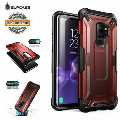 Case Galaxy S9 Plus S9+ Frost Antigolpes USA ROJA Transparente Case Galaxy S9 Plus S9+ Frost Antigolpes USA ROJA Transparente