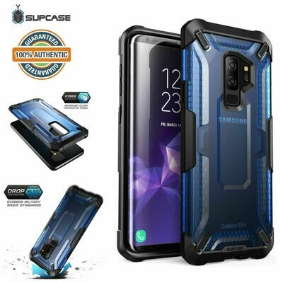 Case Galaxy S9 Plus S9+ Frost Antigolpes USA AZUL Transparente Case Galaxy S9 Plus S9+ Frost Antigolpes USA AZUL Transparente