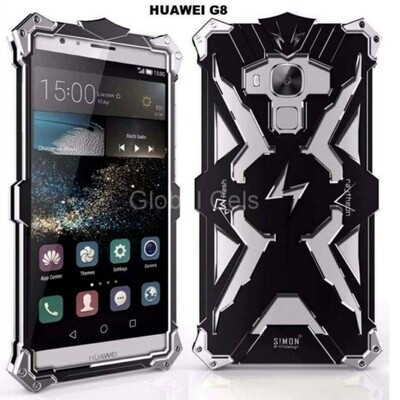 Case Huawei G8 G8 Rio G8 THOR Funda Metal c/ pernos atornillables Armadura Case Huawei G8 G8 Rio G8 THOR Funda Metal c/ pernos atornillables Armadura