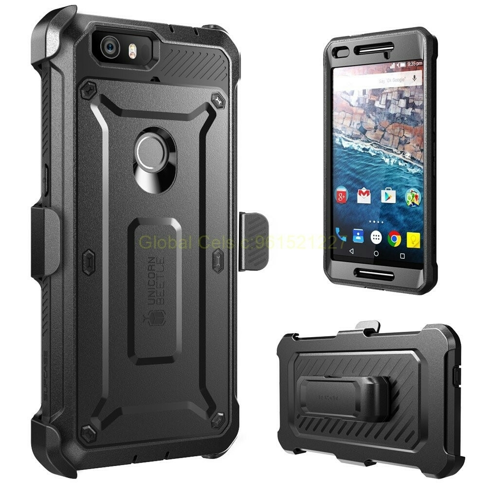 Protector Supcase Huawei Google Nexus 6P con gancho y con Mica protectora Integrada 00074