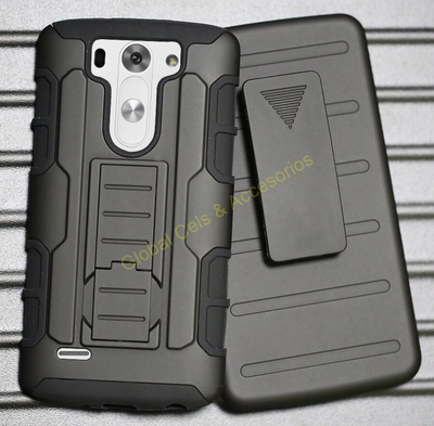 Holster Gorila LG G3 BEAT o LG G3 MINI con soporte graduable y gancho para la correa Holster Gorila LG G3 BEAT o LG G3 MINI con soporte graduable y gancho para la correa