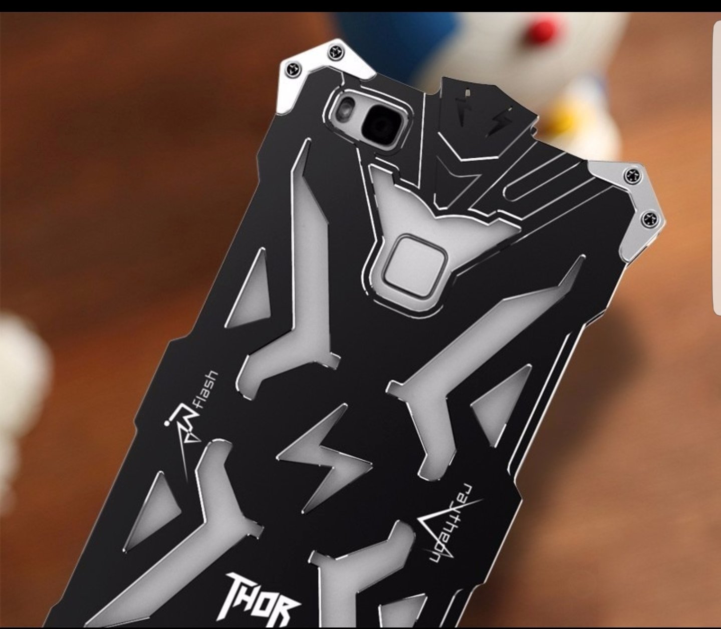 Case Huawei P8 Lite Funda de Metal con Pernos Thor 00196
