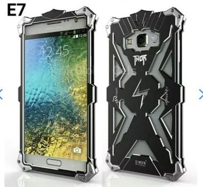 Case Galaxy E7 Armadura Metálico con pernos para caídas e Impactos Case Galaxy E7 Armadura Metálico con pernos para caídas e Impactos