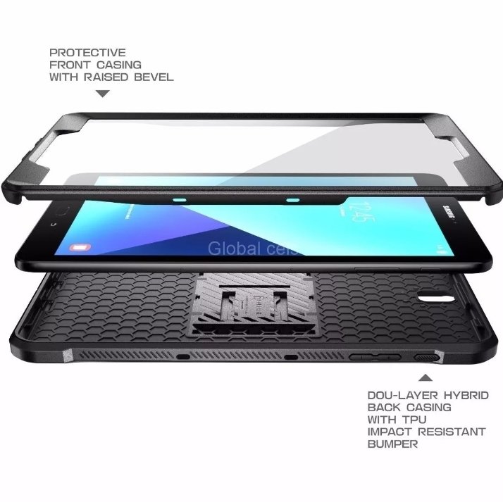Case Galaxy Tab S3 de 9,7 Supcase Armadura con Parante