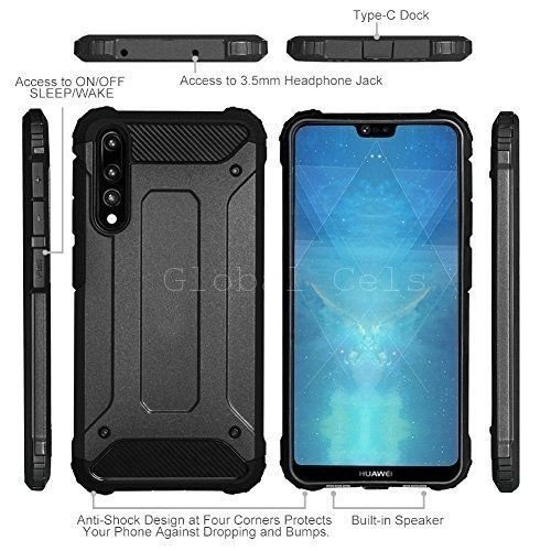 Case Huawei P20 Pro / P20 Antigolpes Super Reforzados de 2 partes