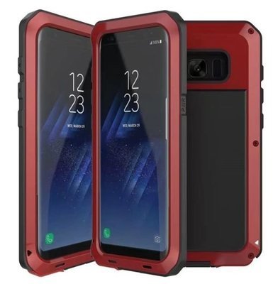 Case Samsung Galaxy Note 8 Empernado Protector 360 Metal Armadura Rojo Negra Case Samsung Galaxy Note 8 Empernado Protector 360 Metal Armadura Rojo Negra