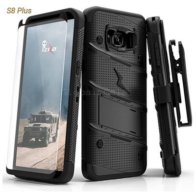 Case Protector Galaxy S8 Plus Z-bold USA Negro Total c/ Vidrio T Case Protector Galaxy S8 Plus Z-bold USA Negro Total c/ Vidrio T