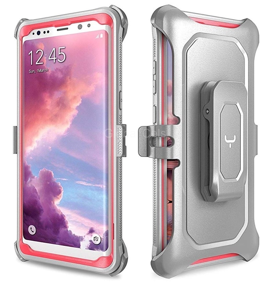 Case Galaxy Note 9 Carcasa 360 de alta protección c/ Mica Rosado