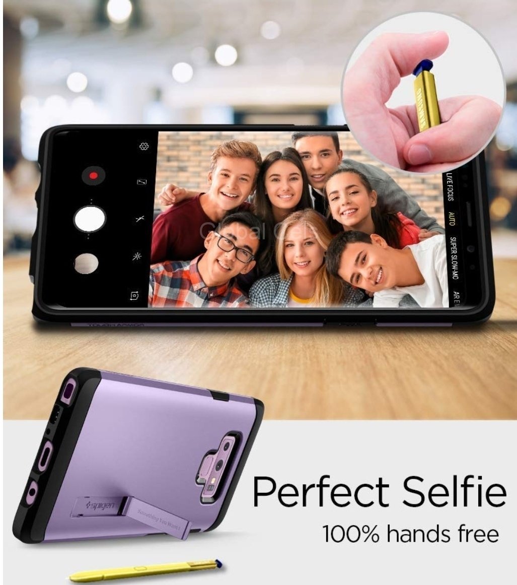 Case Galaxy Note 9 Morado Spigen 100% Originales
