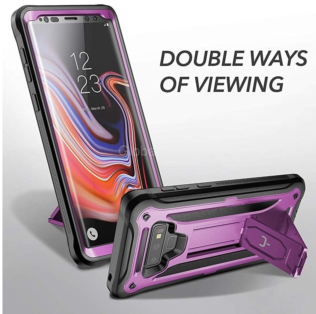 Case Recio Galaxy Note 9 c/ Parador Vertical y Horizontal c/ Mica