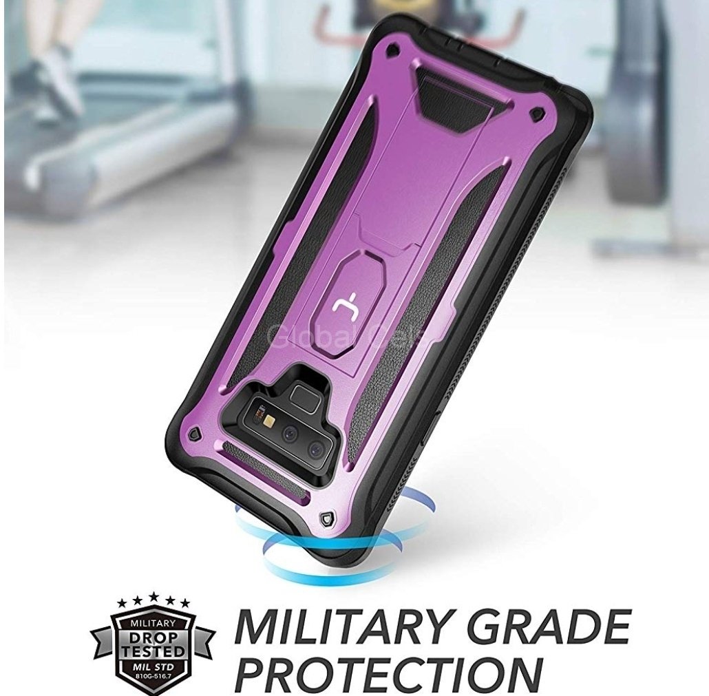 Case Recio Galaxy Note 9 c/ Parador Vertical y Horizontal c/ Mica