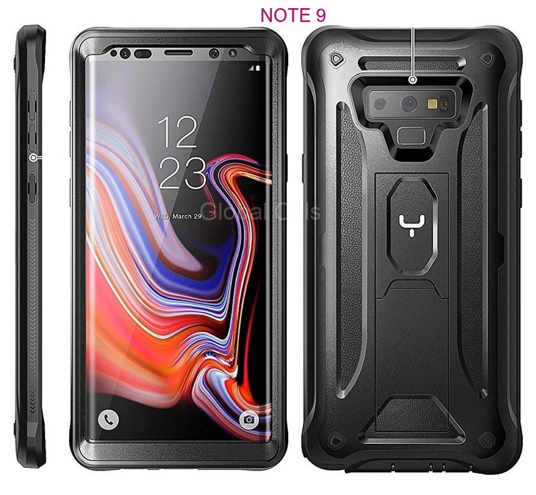 Case Galaxy Note 9 Armadura c/ Mica Integrada c/ Parador Vertical Horizontal