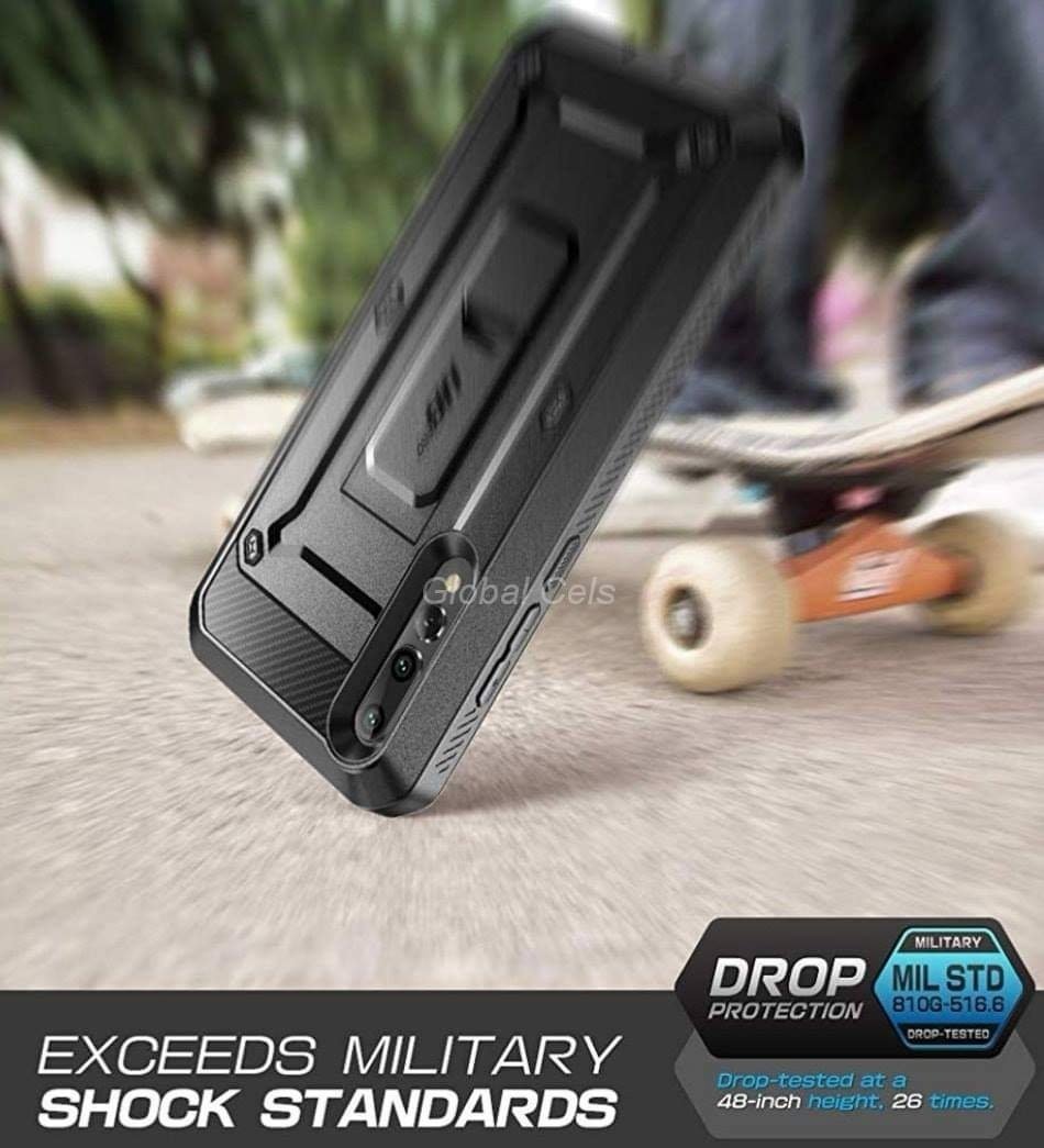 Case Huawei P20 Pro Extremo Carcasa 360 c/ Mica Integrada c/ Parador Vertical y Horizontal