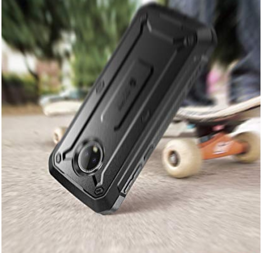 Case Funda Moto G6 Normal Supcase de Alta Protección c/ Mica c/ Gancho