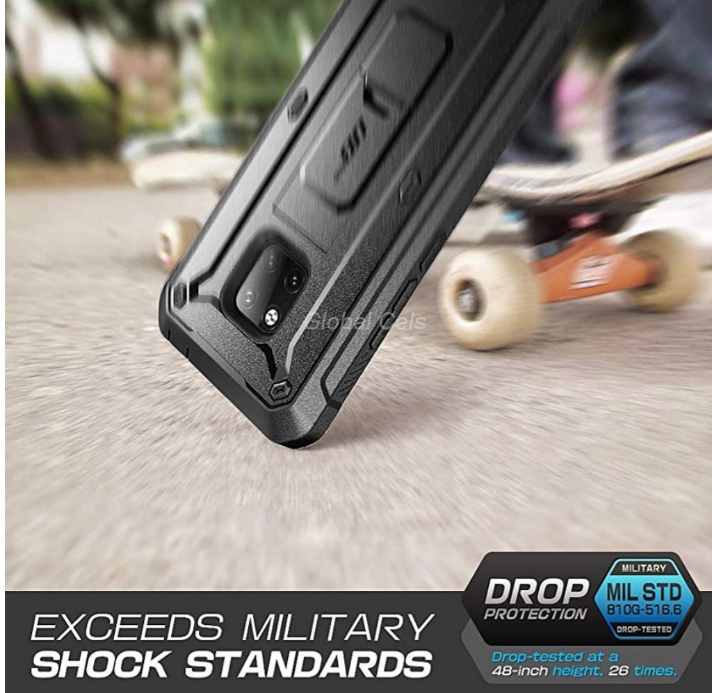 Case HUAWEI MATE 20 PRO c/ Parador Integrado Protección 360 cubre y protege todo el equipo