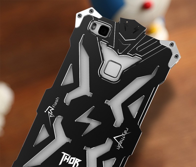 Case Huawei P9 lite P9 Plus Carcasas Funda de Metal THOR con pernos atornillables
