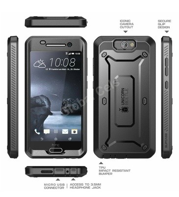Case Htc One A9 Supcase PRO para Caídas Funda Gancho Correa con Mica Incorporada Case Htc One A9 Supcase PRO para Caídas Funda Gancho Correa con Mica Incorporada