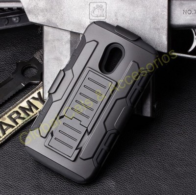 Case Armor MOTO G2 2da Gen con gancho para correa y soporte Inclinable Case Armor MOTO G2 2da Gen con gancho para correa y soporte Inclinable