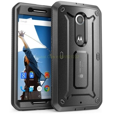 Supcase Motorola Google Nexus 6 con Mica Incorporada super sensible y gancho Supcase Motorola Google Nexus 6 con Mica Incorporada super sensible y gancho