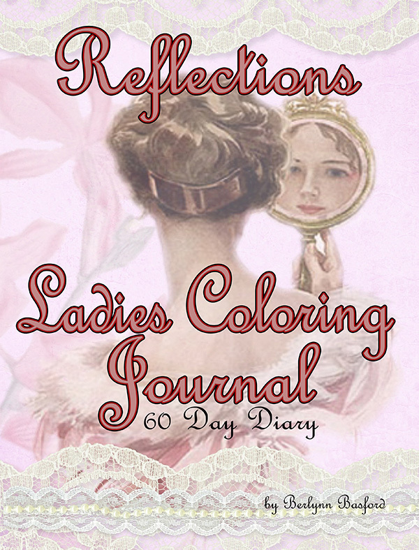 Vintage Ladies Coloring Journal Digital Download vlcj2017