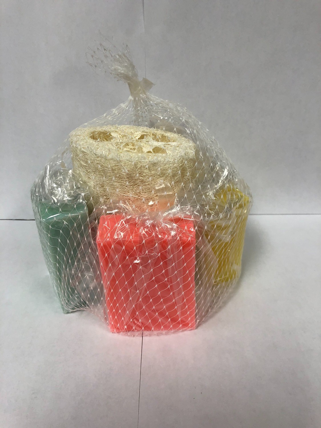 Four Olive Oil Soaps w/ Loofa Four Olive Oil Soaps w/ Loofa
