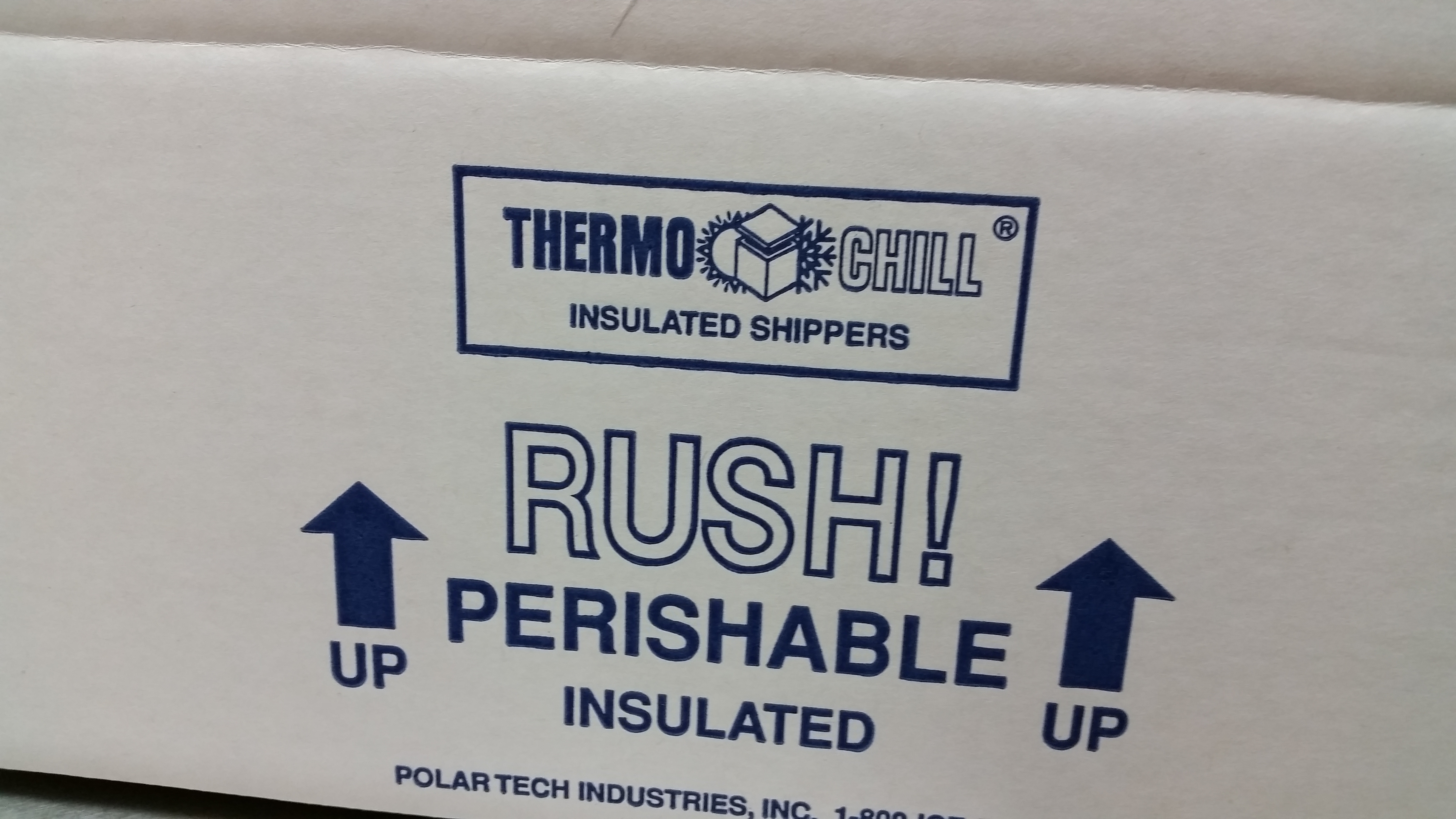Insulated Container for 1/2 or less of Premier Chocolates ISO14