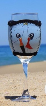 Gifts - Wine Glass Cooler - Here's to us Gifts - Wine Glass Cooler - Here's to us