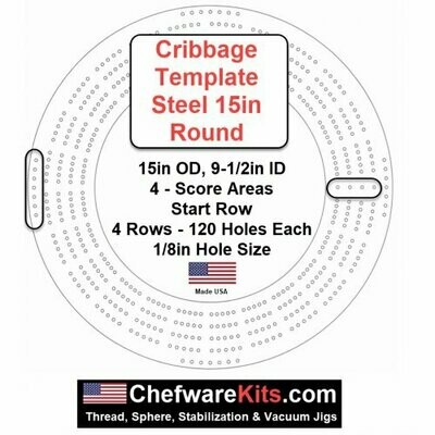 Cribbage Board Templates