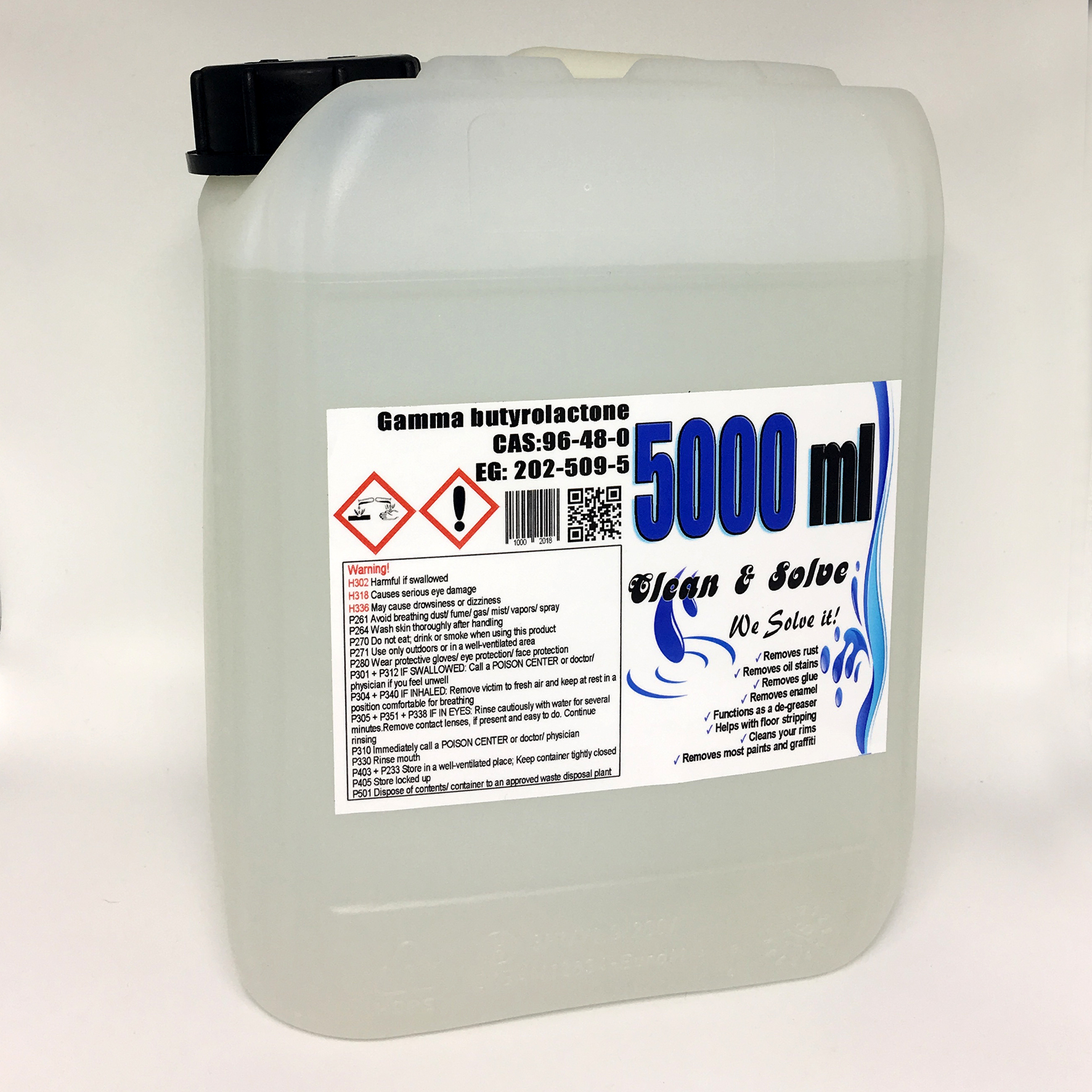 Industrial Cleaner 5.000 ml Technical Grade Canister 00029 HS Code 29322020