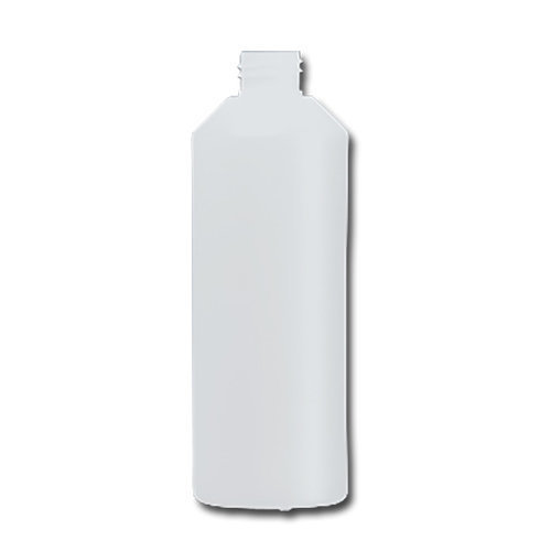 HDPE Industrial natural round bottle 500ml 28/410 including cap 1407-V
